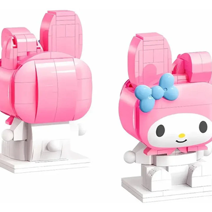 Bloques Para Armar Figura 10 Cm De Hello Kitty Keeppley Cantidad de piezas 142 3