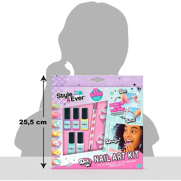 Crea Tus Propias Uñas Nail Art Kit Style 4 Ever Canal Toys 6