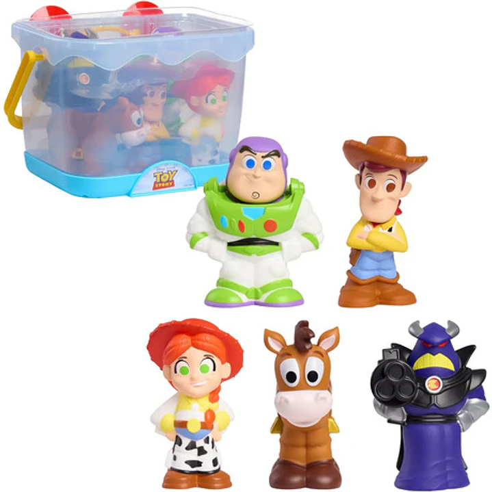 Set De Baño Disney Toy Story Con Balde Juego Para Baño 1