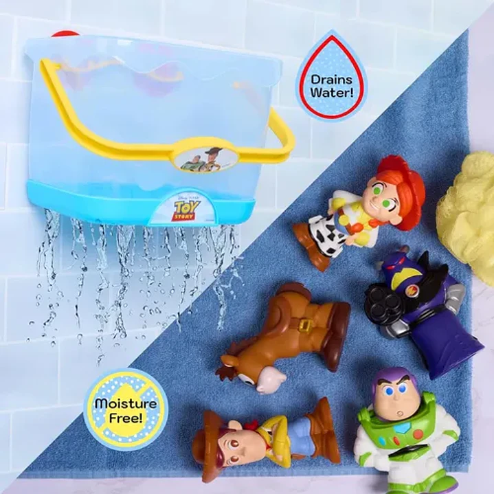 Set De Baño Disney Toy Story Con Balde Juego Para Baño 5