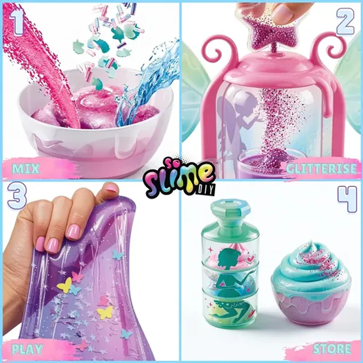 So Slime Diy Fairy Fabrica De Slime De Hadas Luz Y Sonido 11