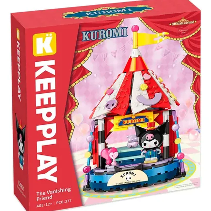 Hello Kitty Playset 24cm Sanrio Circus Kuromi Rosa 1