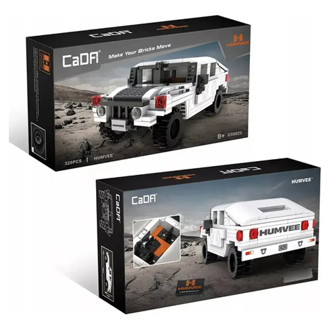 Auto Humvee Para Armar Con Bloques Cada 328 Piezas 2
