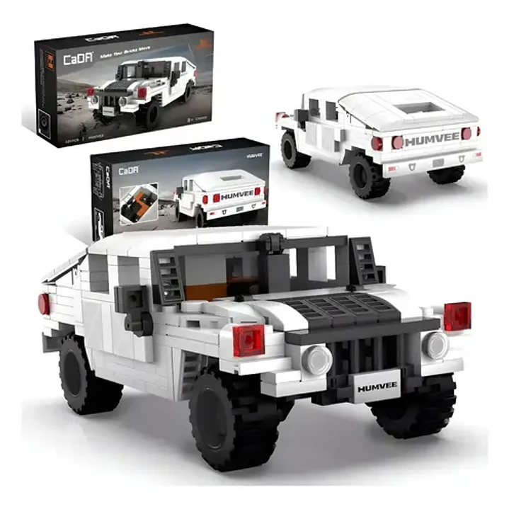 Auto Humvee Para Armar Con Bloques Cada 328 Piezas 3