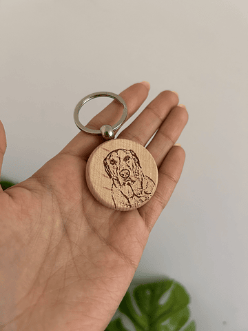 LLAVERO MADERA PERSONALIZADO