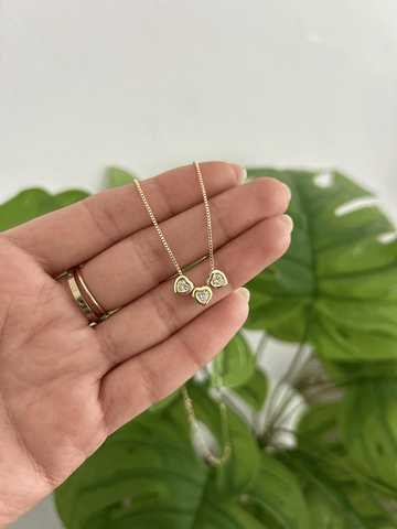 Collar Three Hearts