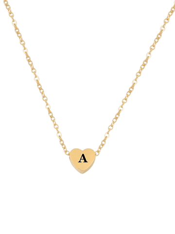 Collar Corazón Inicial