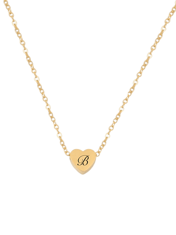 Collar Corazón Inicial