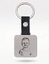 Llavero personalizado cuadrado