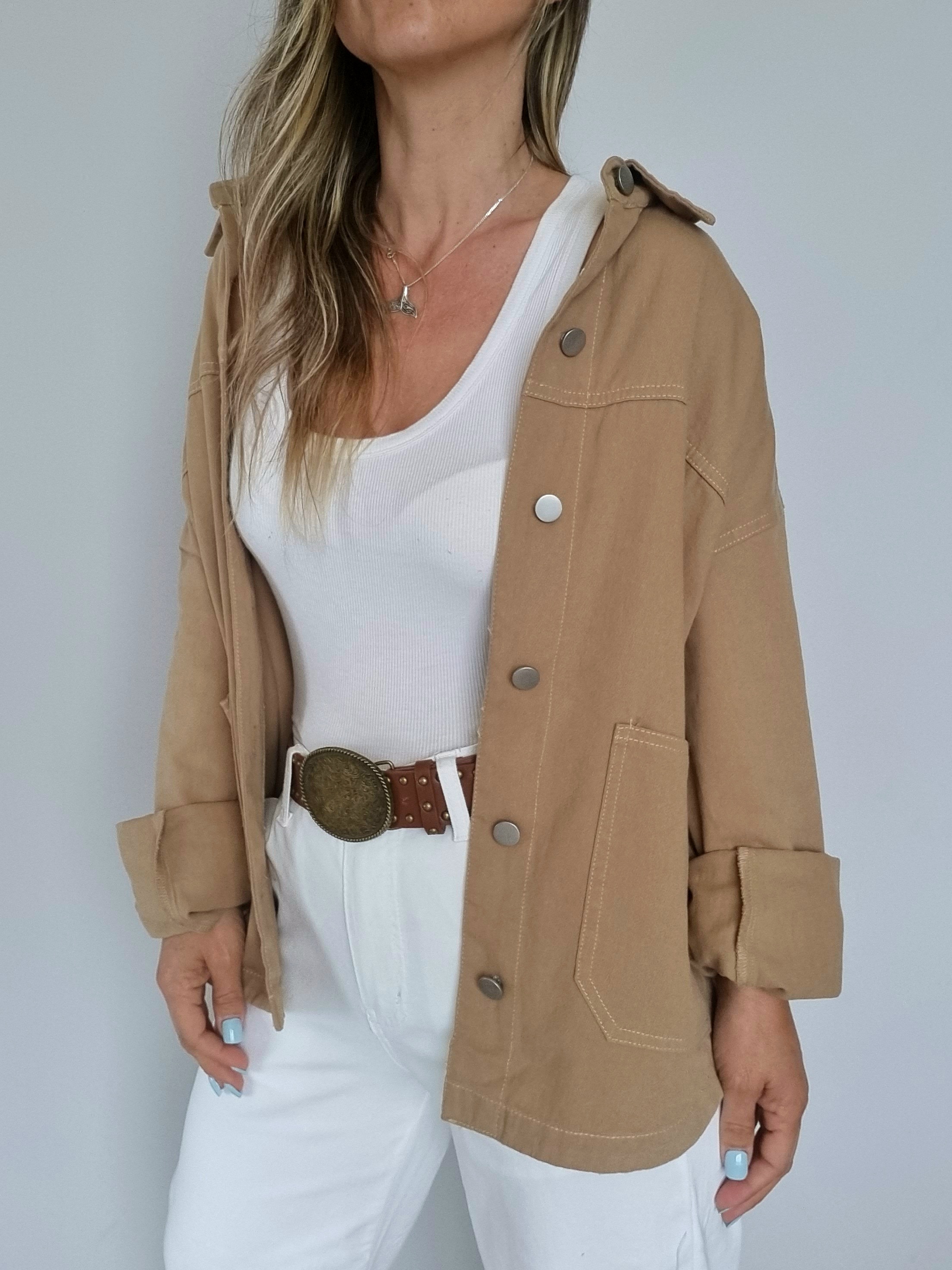 Chaqueta Camel