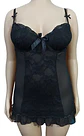 Babydoll Negro Hunkemoller Para Mujer Talla Xl - Miniatura 2