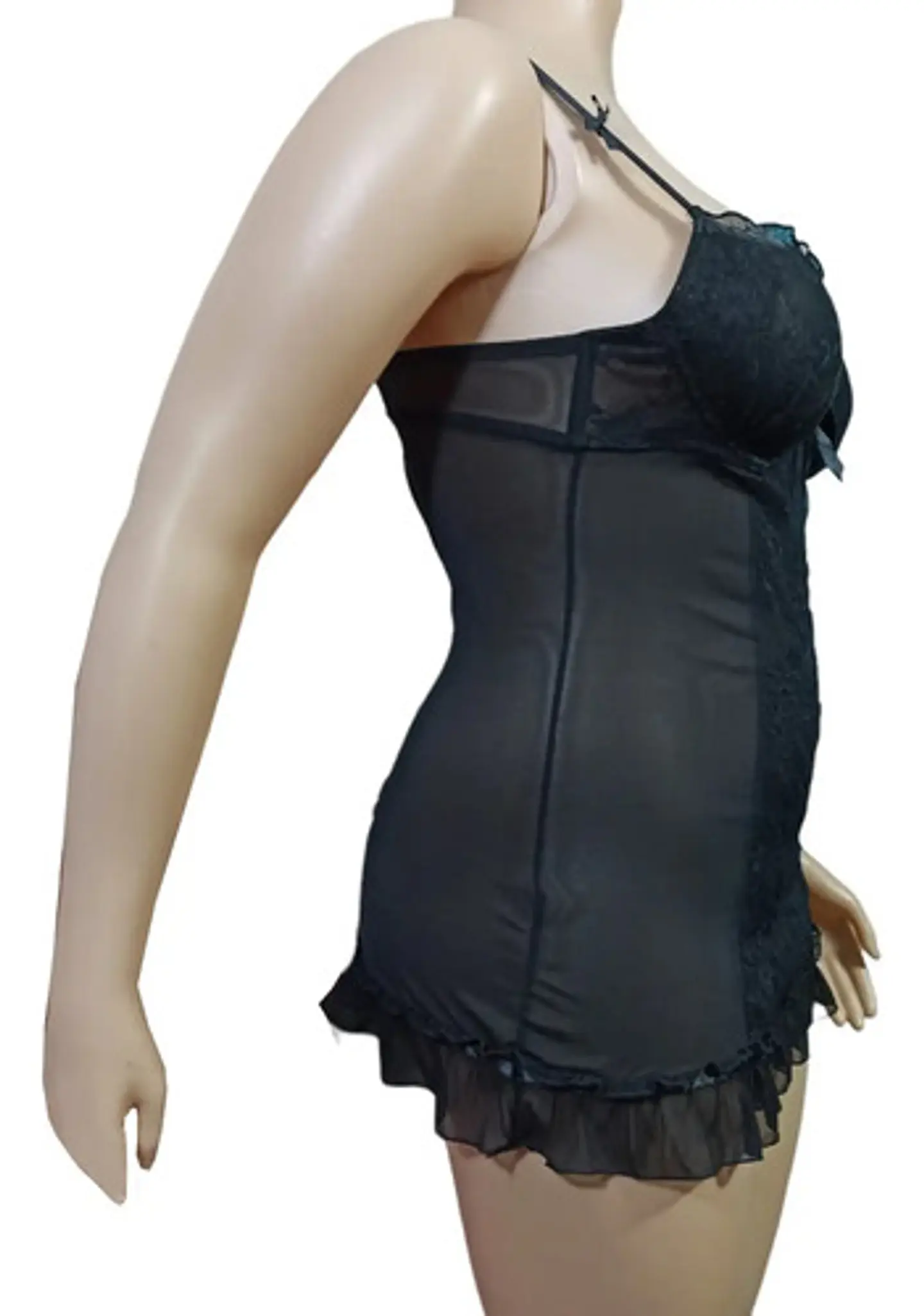 Babydoll Negro Hunkemoller Para Mujer Talla Xl 5