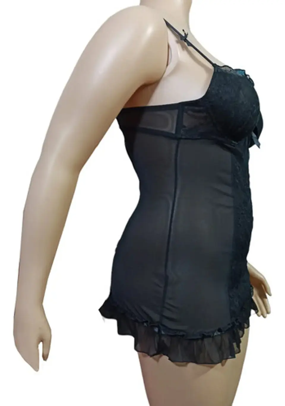 Babydoll Negro Hunkemoller Para Mujer Talla Xl 5