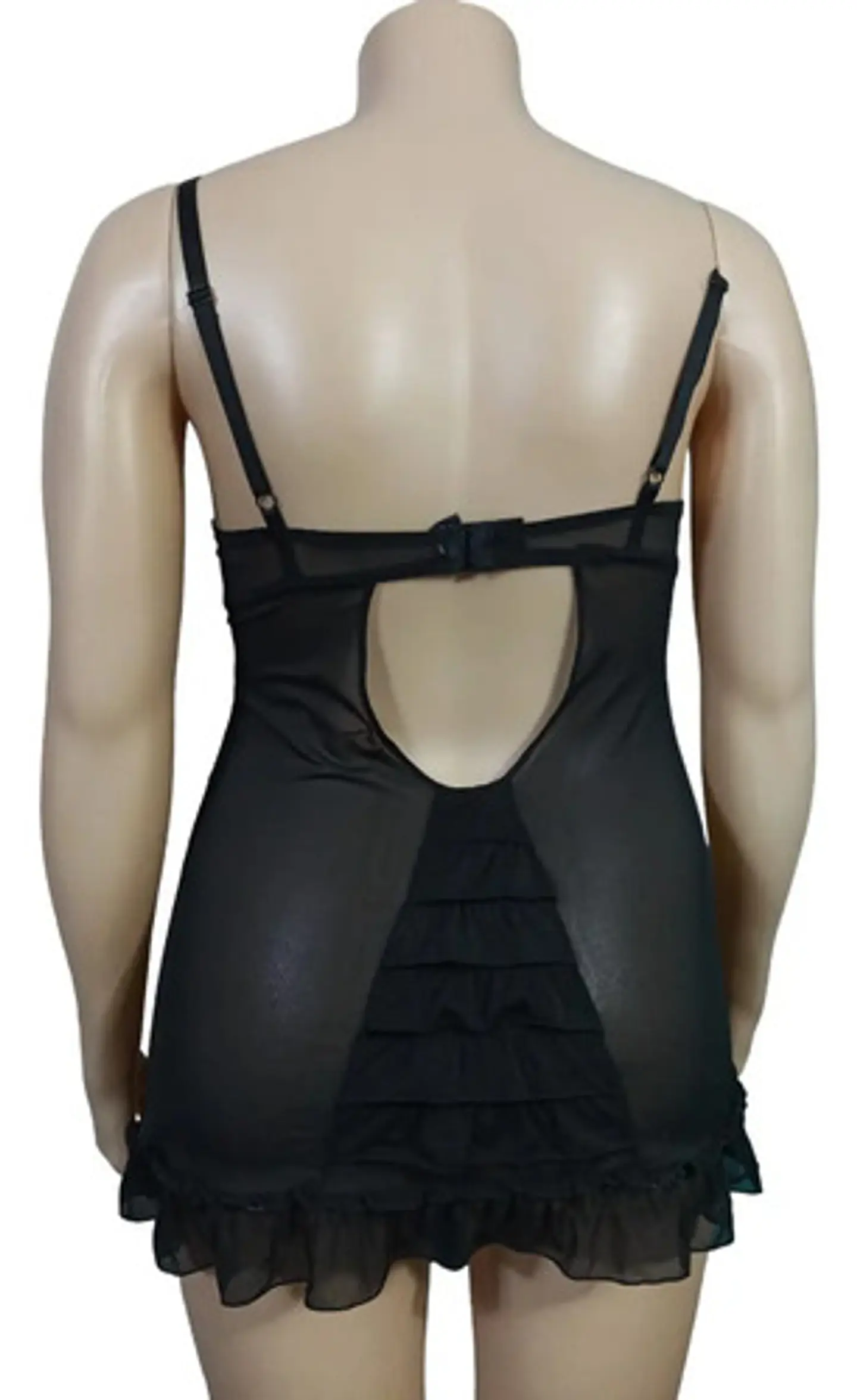Babydoll Negro Hunkemoller Para Mujer Talla Xl 6