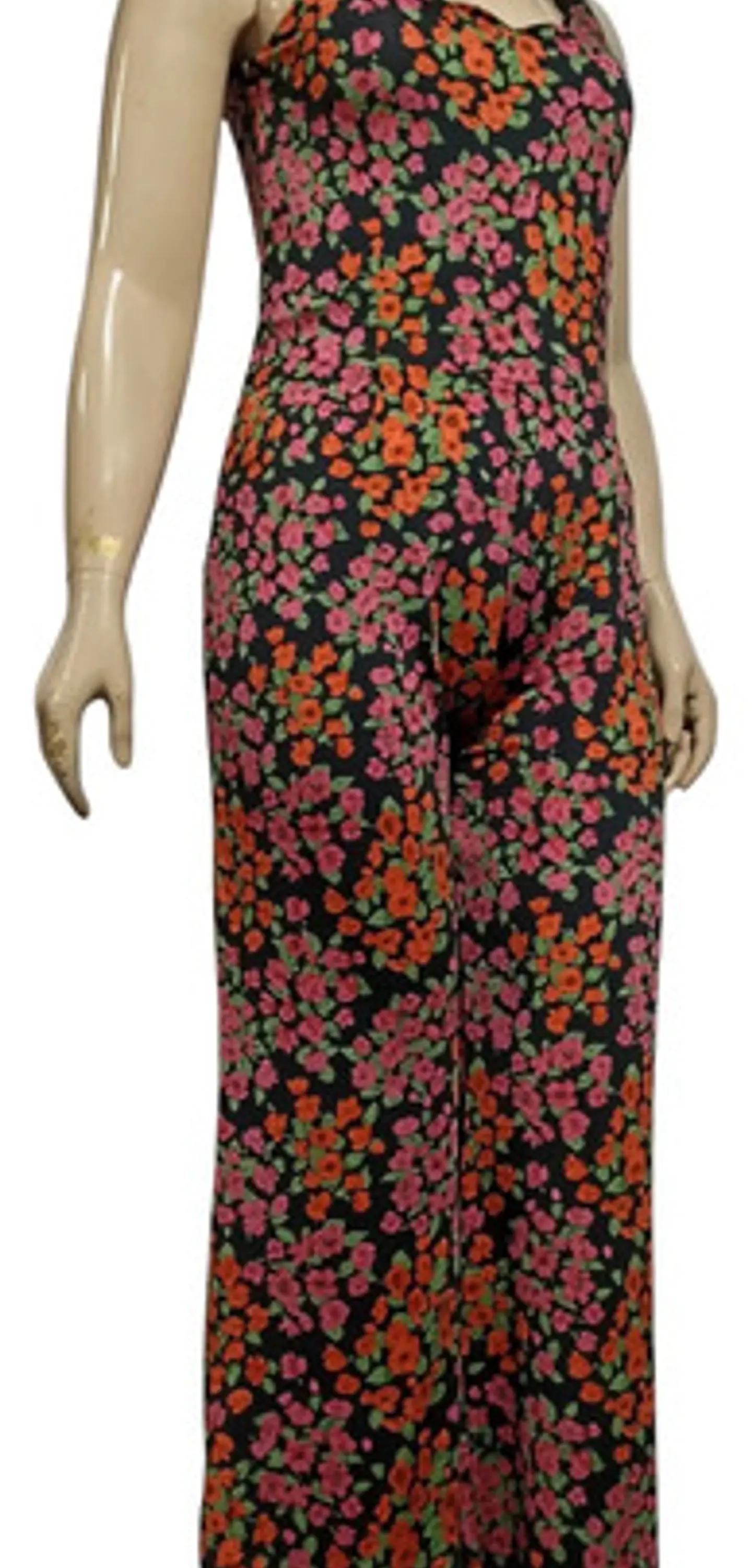 Enterito Floreado Casual Sin Mangas Marca IO - Talla S 4
