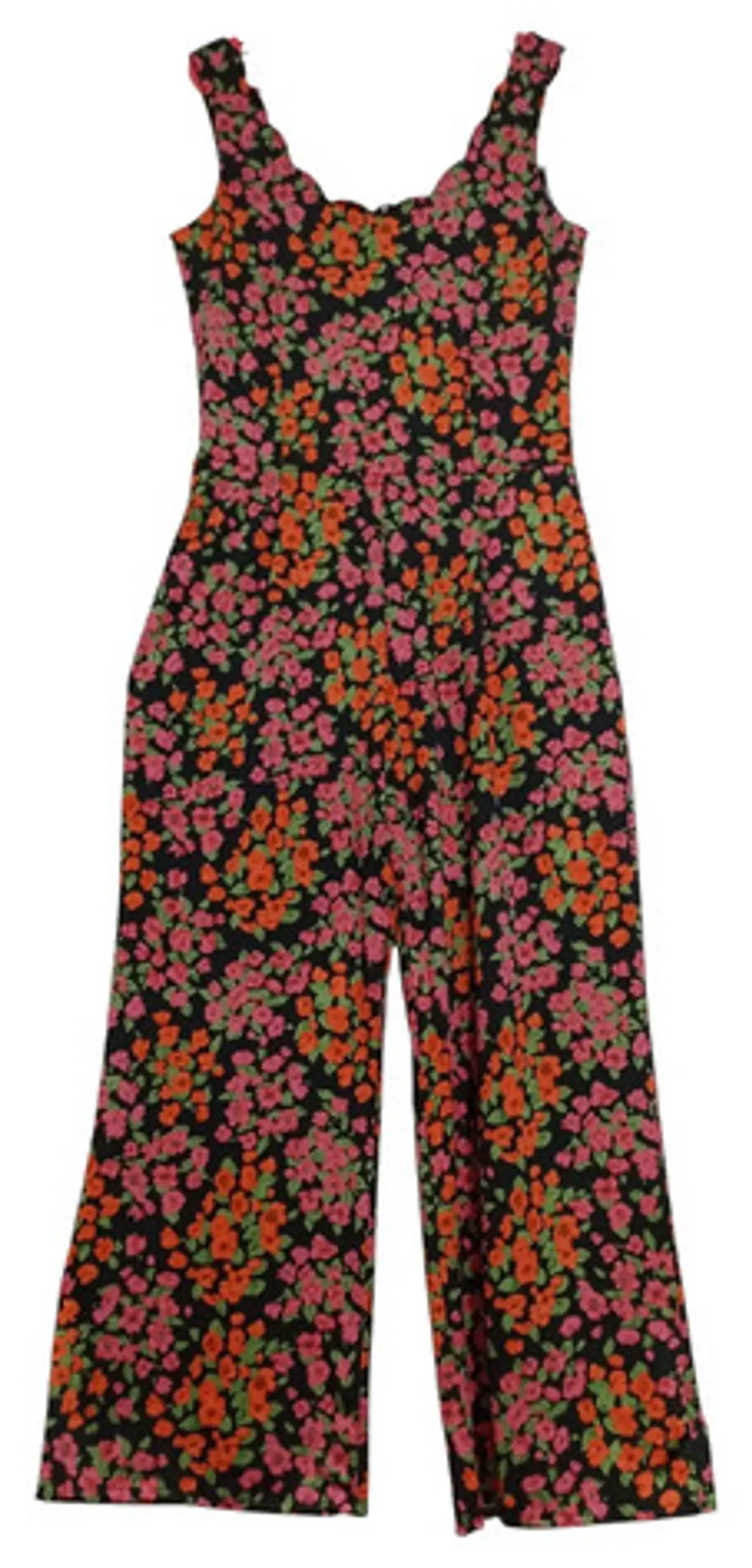 Enterito Floreado Casual Sin Mangas Marca IO - Talla S 5