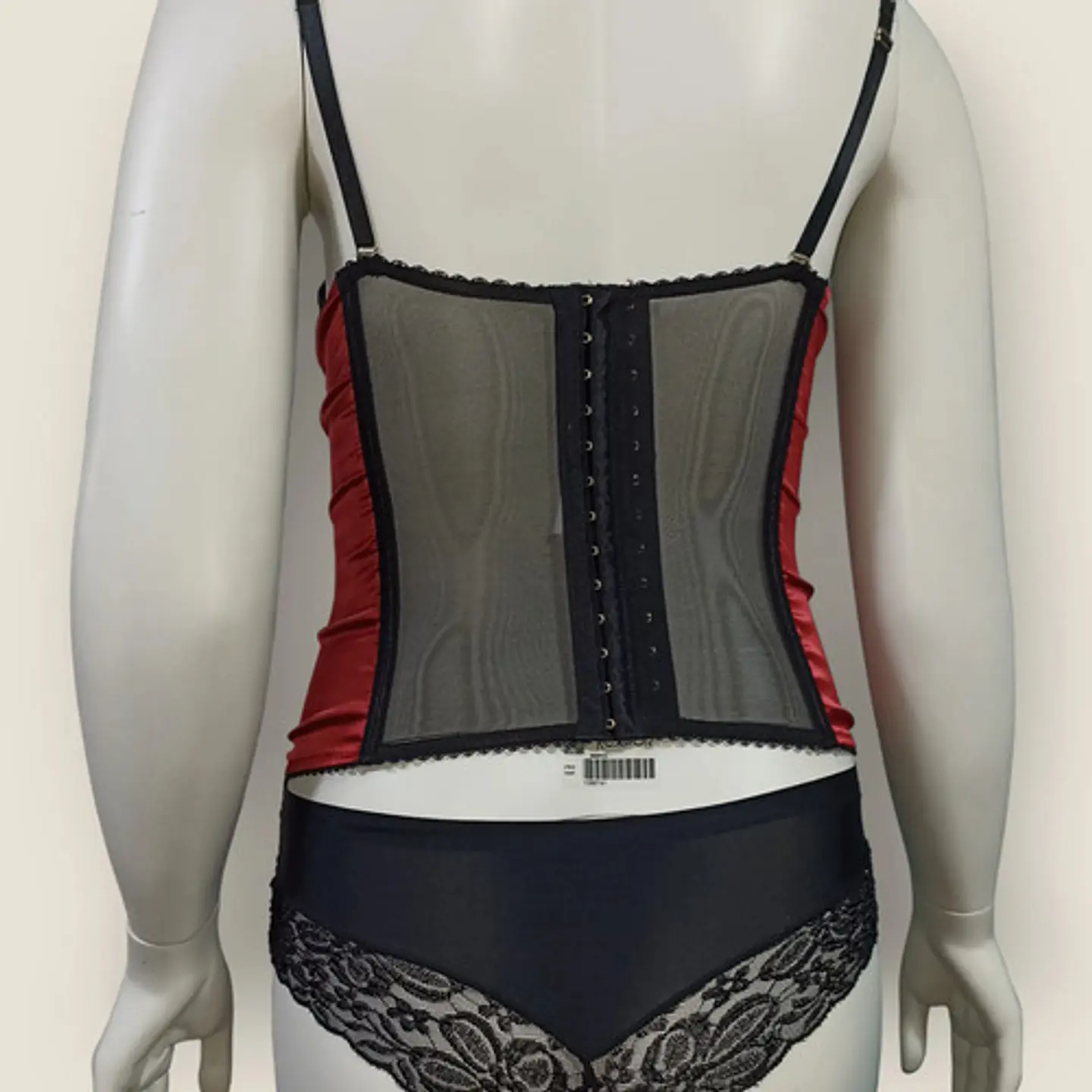 Bustier De Satén Y Encaje C&a Para Mujer Talla M 7