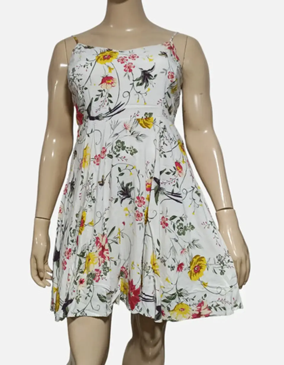 Vestido Solero Floral Cami Old Navy - Talla XL 4