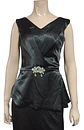 Vestido de Fiesta / Gala Corte Sirena Cintura Peplum - Talla S - Miniatura 3