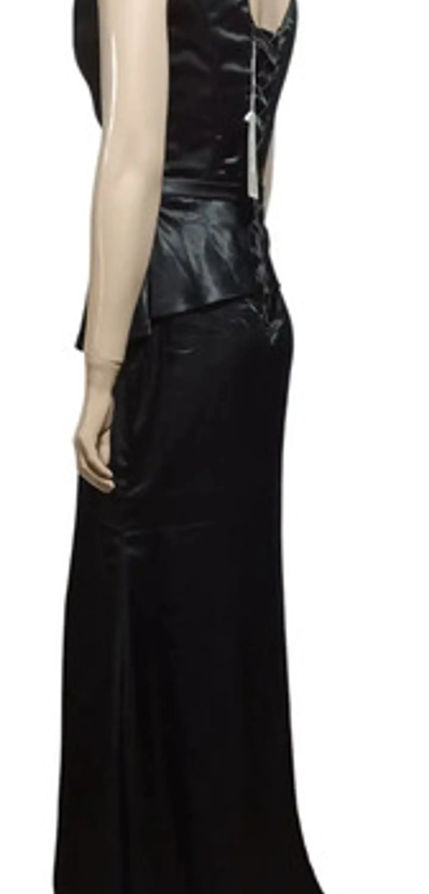 Vestido de Fiesta / Gala Corte Sirena Cintura Peplum - Talla S 6