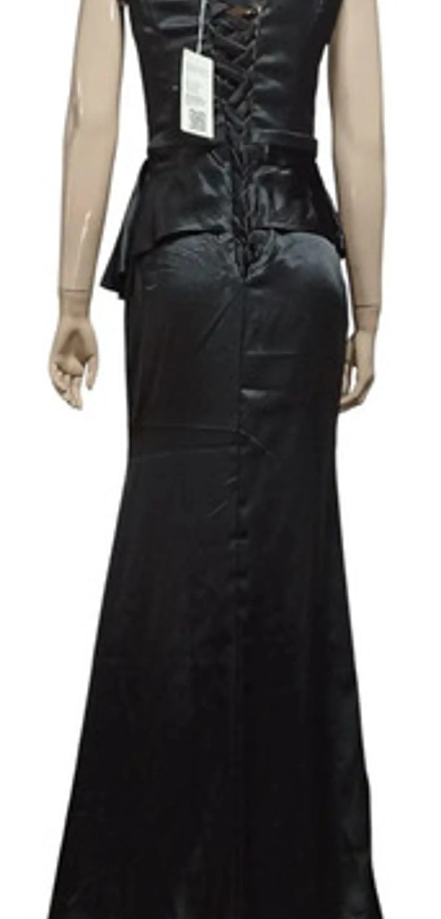Vestido de Fiesta / Gala Corte Sirena Cintura Peplum - Talla S 7