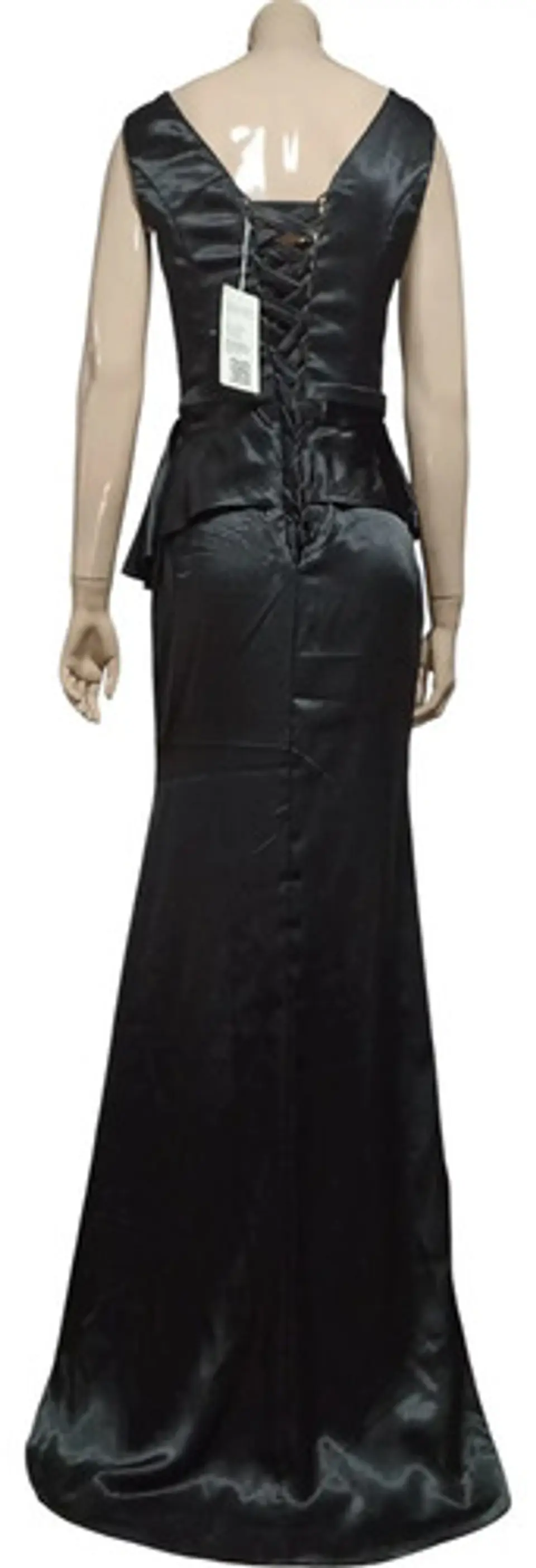 Vestido de Fiesta / Gala Corte Sirena Cintura Peplum - Talla S 7