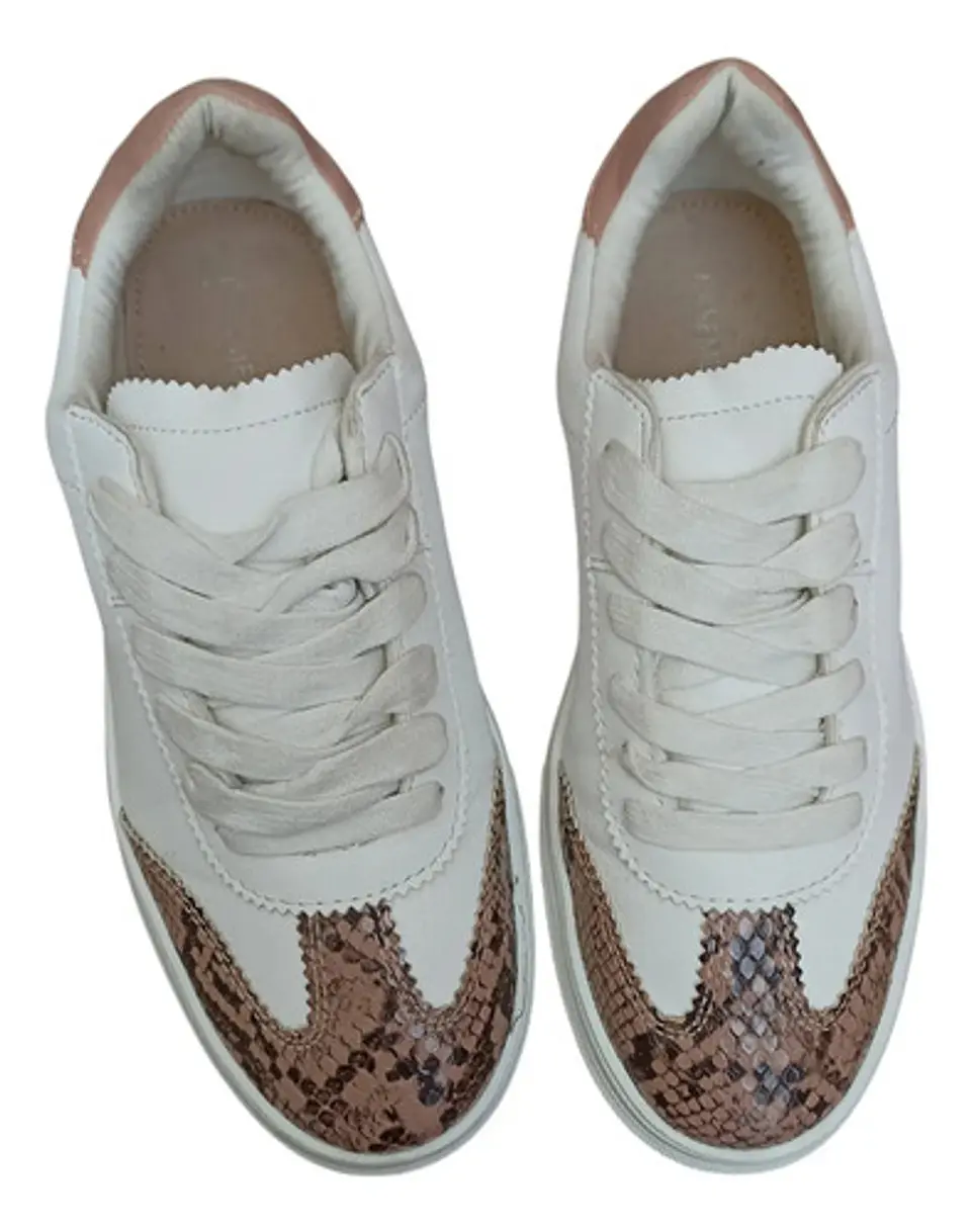 Zapatillas Blancas Urbanas Basement - Talla 38 2