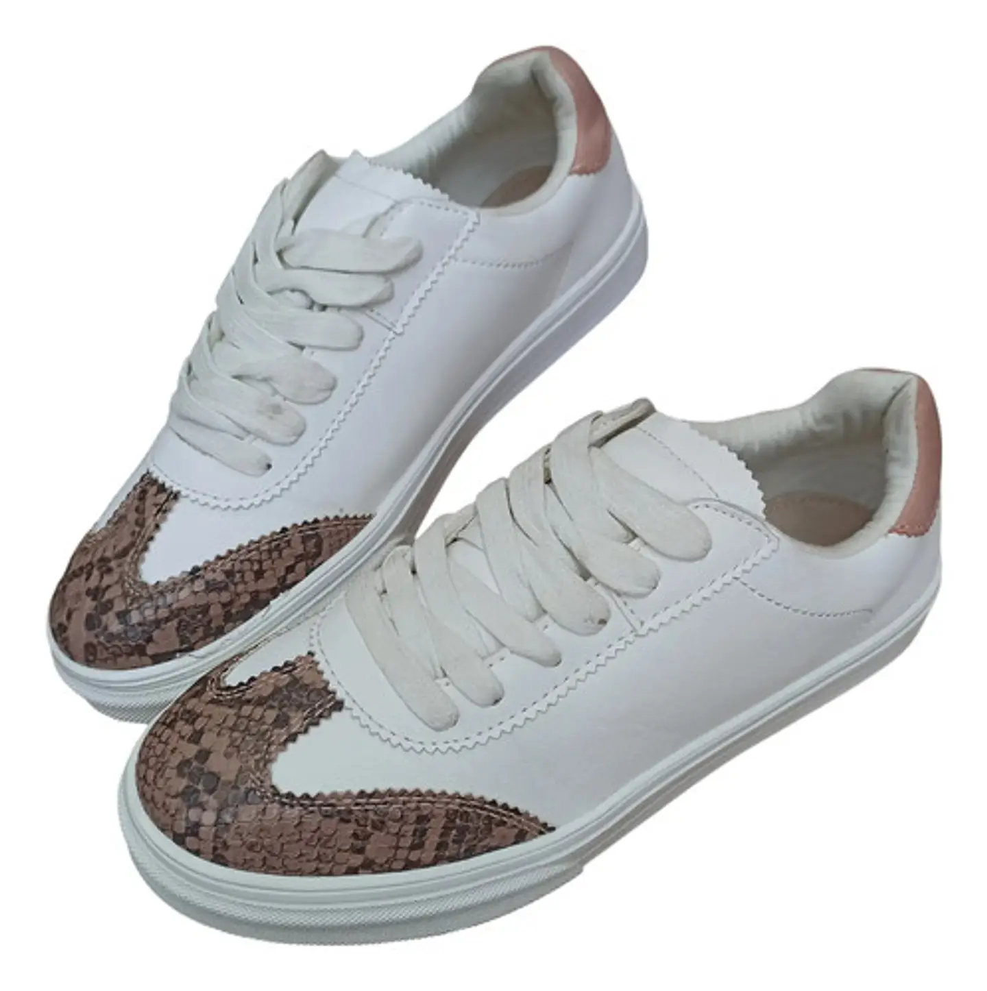 Zapatillas Blancas Urbanas Basement - Talla 38 3