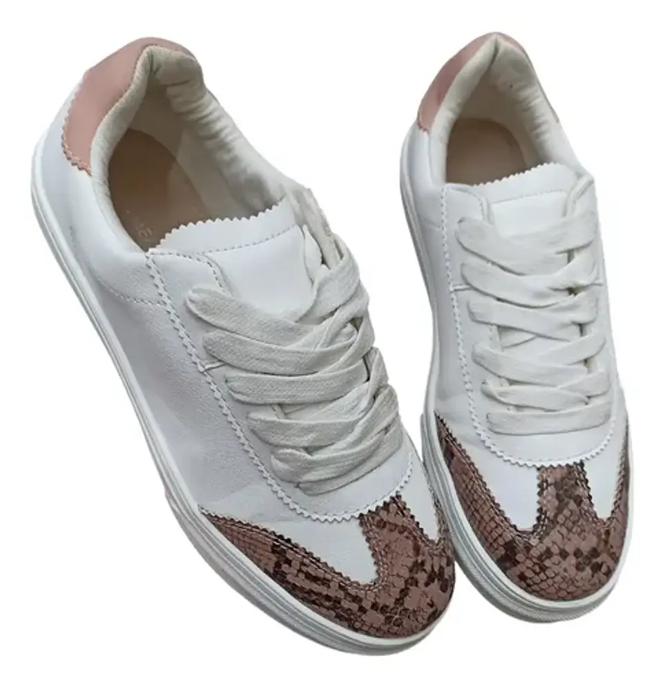 Zapatillas Blancas Urbanas Basement - Talla 38 4