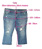 Jeans Cropped Skinny Rasgados - Talla Grande 56-58 - Miniatura 7