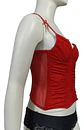 Bustier Corset Lencero Rojo De Tul Para Mujer Talla M - L - Miniatura 5