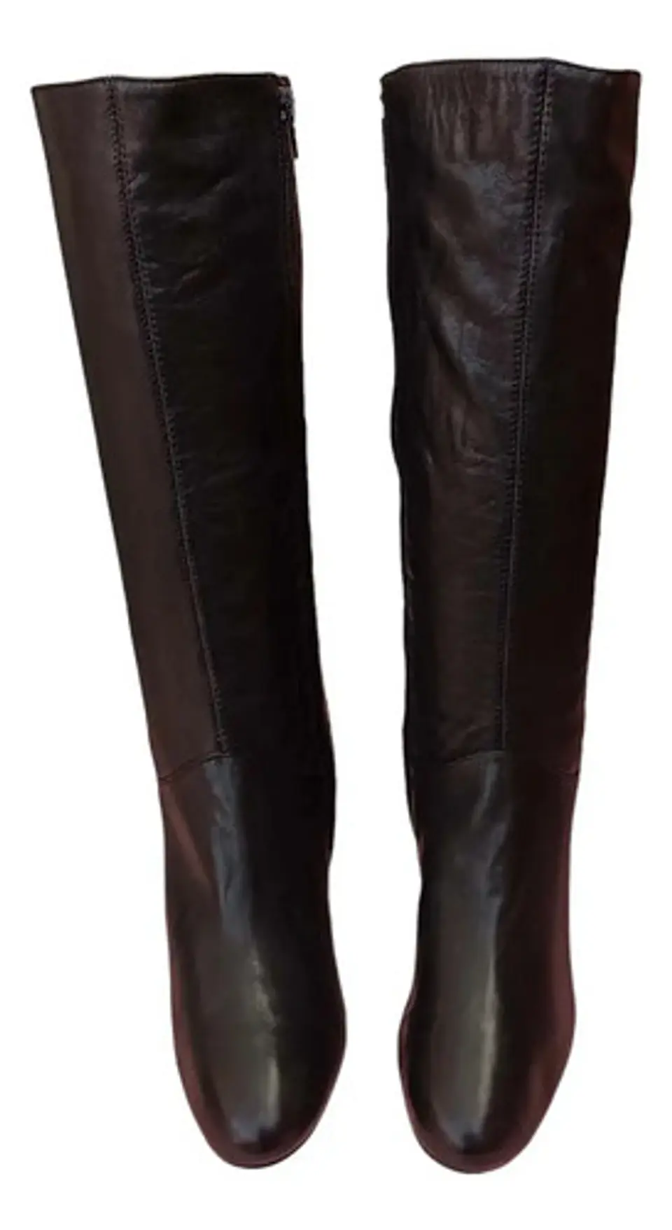 Botas Cuero Genuino a Media Pantorrilla Talla 40 - 40.5 4