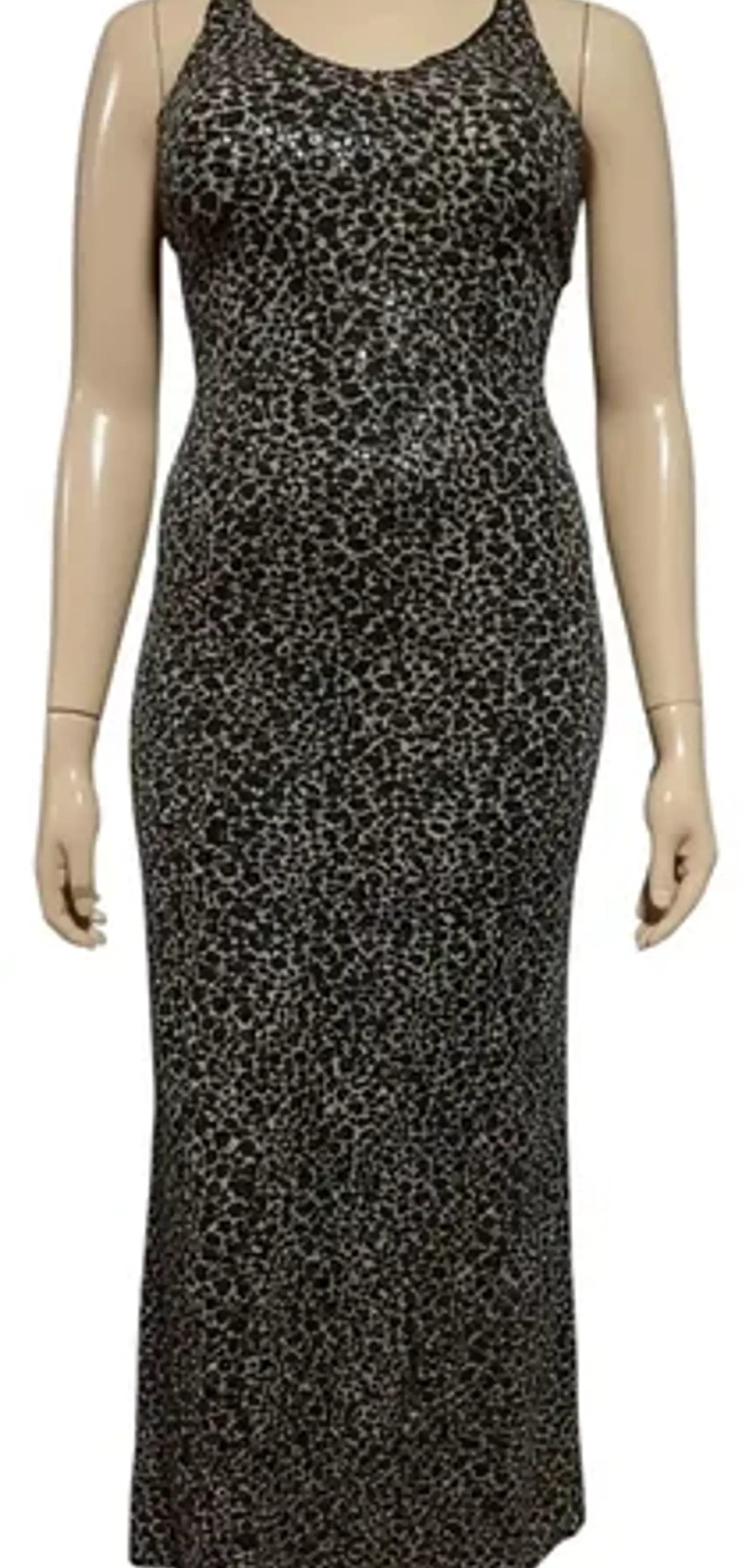 Vestido de Fiesta Rampage Ajustado Animal Print - Talla M 3