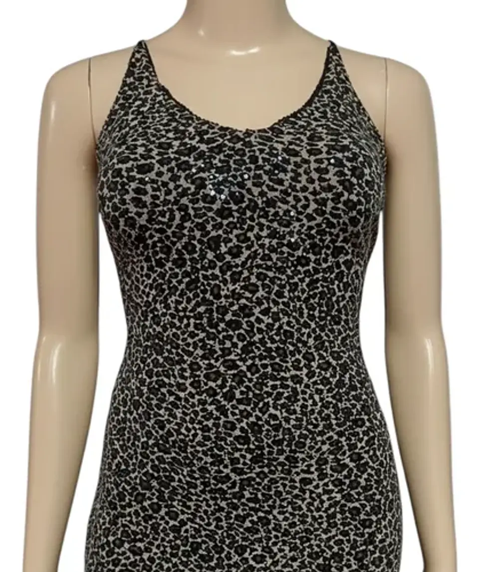 Vestido de Fiesta Rampage Ajustado Animal Print - Talla M 7