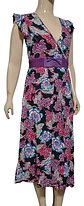 Maxi Vestido Tatienne Escote Cruzado Con Cinturón - Talla M - Miniatura 5