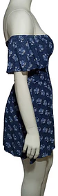 Vestido Cuello Bote Lois Jeans Estampado Floral Talla L - Miniatura 5