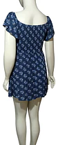 Vestido Cuello Bote Lois Jeans Estampado Floral Talla L - Miniatura 6