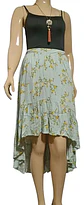 Falda Floral Asimétrica Importada Xhilaration Talla M - L - Miniatura 2