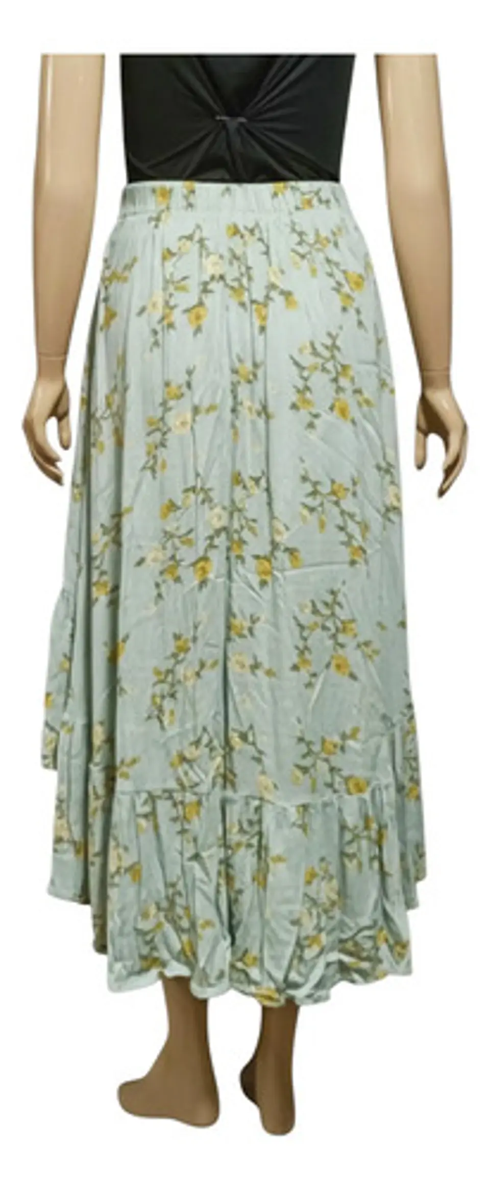 Falda Floral Asimétrica Importada Xhilaration Talla M - L 4