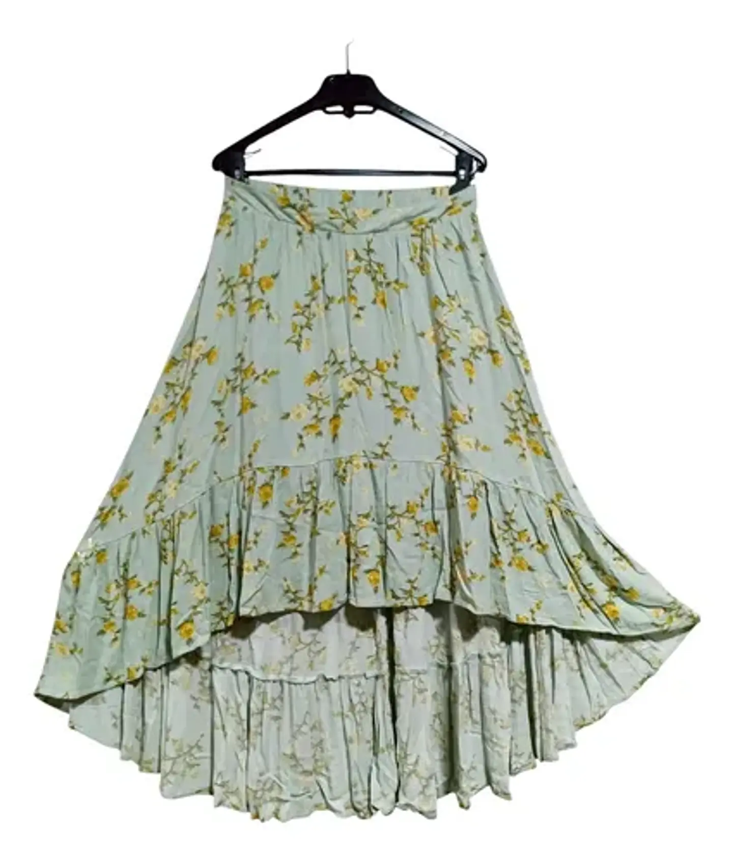 Falda Floral Asimétrica Importada Xhilaration Talla M - L 5