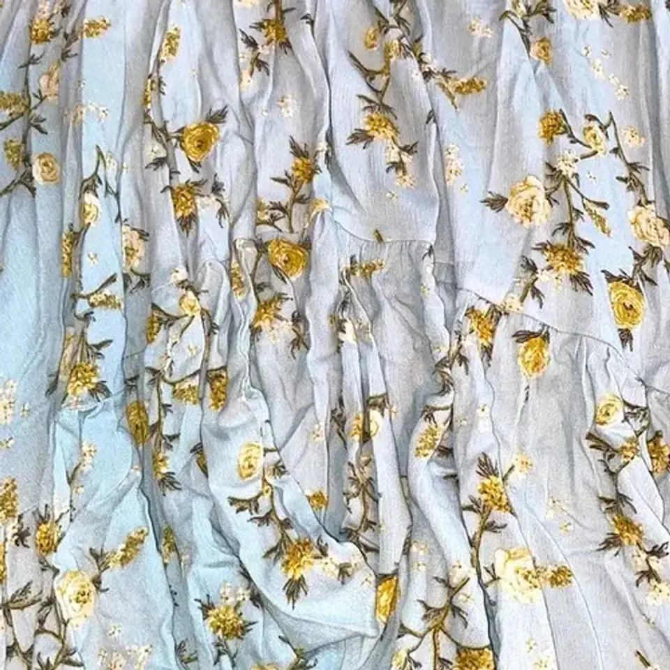 Falda Floral Asimétrica Importada Xhilaration Talla M - L 6