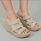 Sandalias de Cuña Marca Ugg Modelo Tawnie Beige - Talla 38 - Miniatura 1