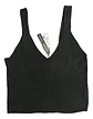 Crop Negro Tejido Opposite Mujer Talla L - Miniatura 5
