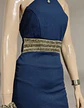 Vestido De Fiesta Corto Cuello Halter Cintura Strass - Talla S - Miniatura 4