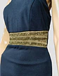 Vestido De Fiesta Corto Cuello Halter Cintura Strass - Talla S - Miniatura 5