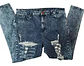 Jeans Desteñidos Rasgados Corte Skinny Talla Grande 56 - Miniatura 5