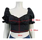 Crop Top Con Mangas Abombadas H & M Talla M - Miniatura 7