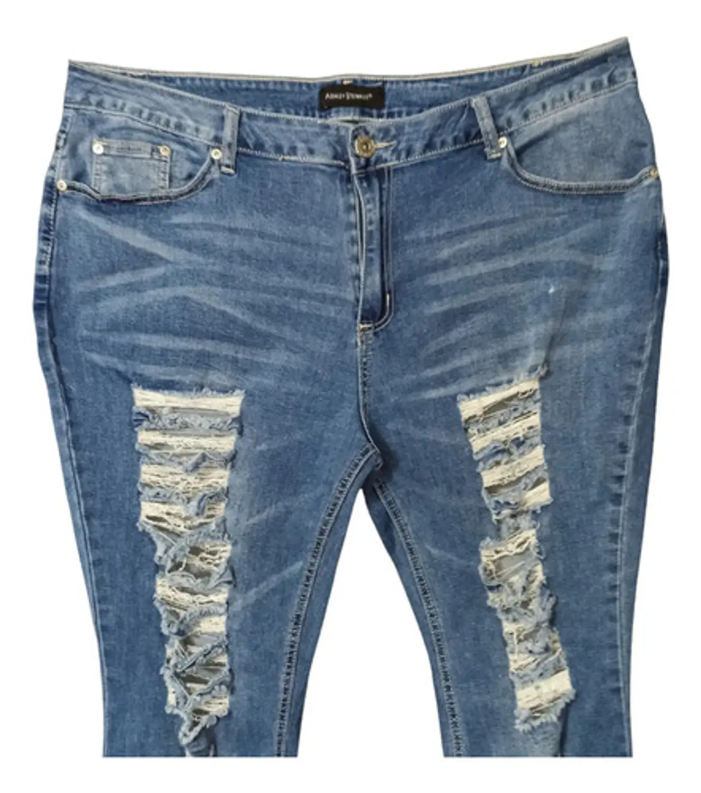Jeans Rasgados Bootcut Ashley Stewart - Talla 56 3