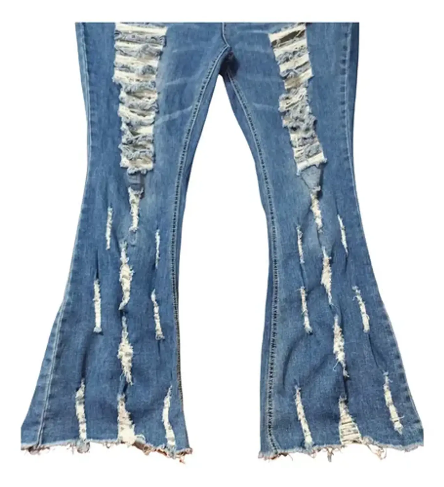 Jeans Rasgados Bootcut Ashley Stewart - Talla 56 4
