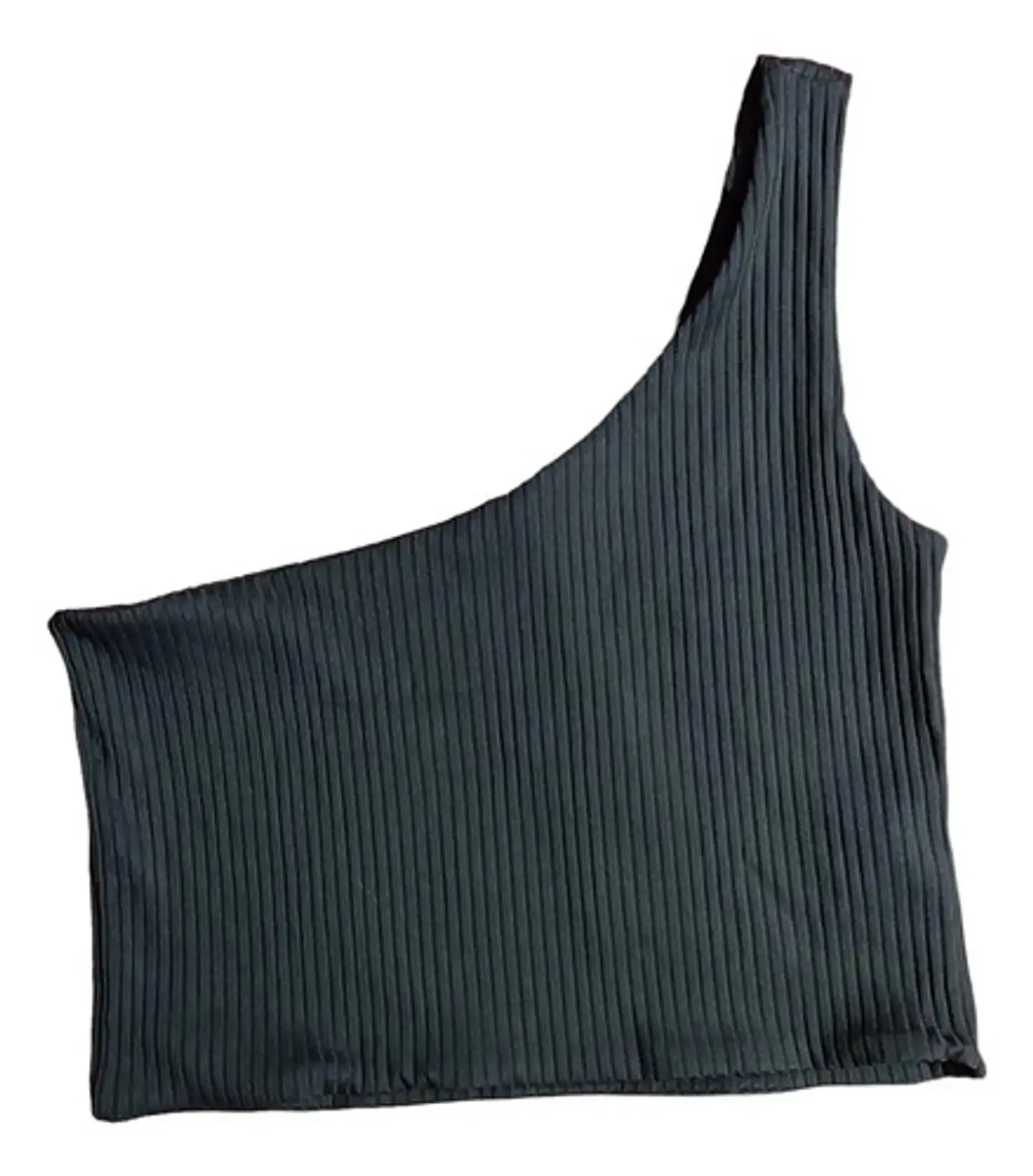 Crop Top Negro Asimétrico Sybilla - Talla L 6